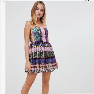 ASOS Sequined Party Petite Dress